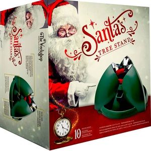 Bond Manufacturing Santa's Stand (Holds 9ft Tree) with Reservoir, Green.Open Box